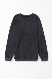 Corded Tunic Sweatshirt