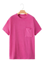 Load image into Gallery viewer, Textured Pocket Oversized Tee
