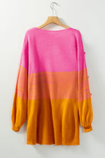 Load image into Gallery viewer, Pink and Orange Ombre Cardigan
