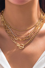 Load image into Gallery viewer, 5 Piece Layer Necklace Set
