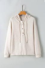 Load image into Gallery viewer, Neutral Henley Hoodie
