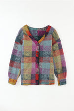 Load image into Gallery viewer, Rainbow Checkered Shacket
