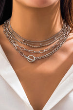 Load image into Gallery viewer, 5 Piece Layer Necklace Set
