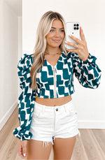 Load image into Gallery viewer, Zola Zip Up Crop Top - Girl Code Couture

