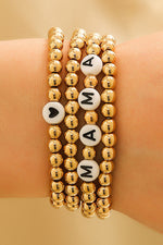 Load image into Gallery viewer, MAMA Heart Bead 4 Piece Bracelet Set
