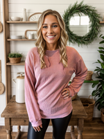 Load image into Gallery viewer, Corded Tunic Sweatshirt
