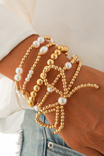 Load image into Gallery viewer, Pearl Bow Bracelet Set

