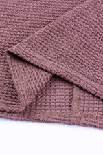 Load image into Gallery viewer, Plum Waffle Knit Top
