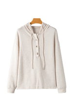 Load image into Gallery viewer, Neutral Henley Hoodie
