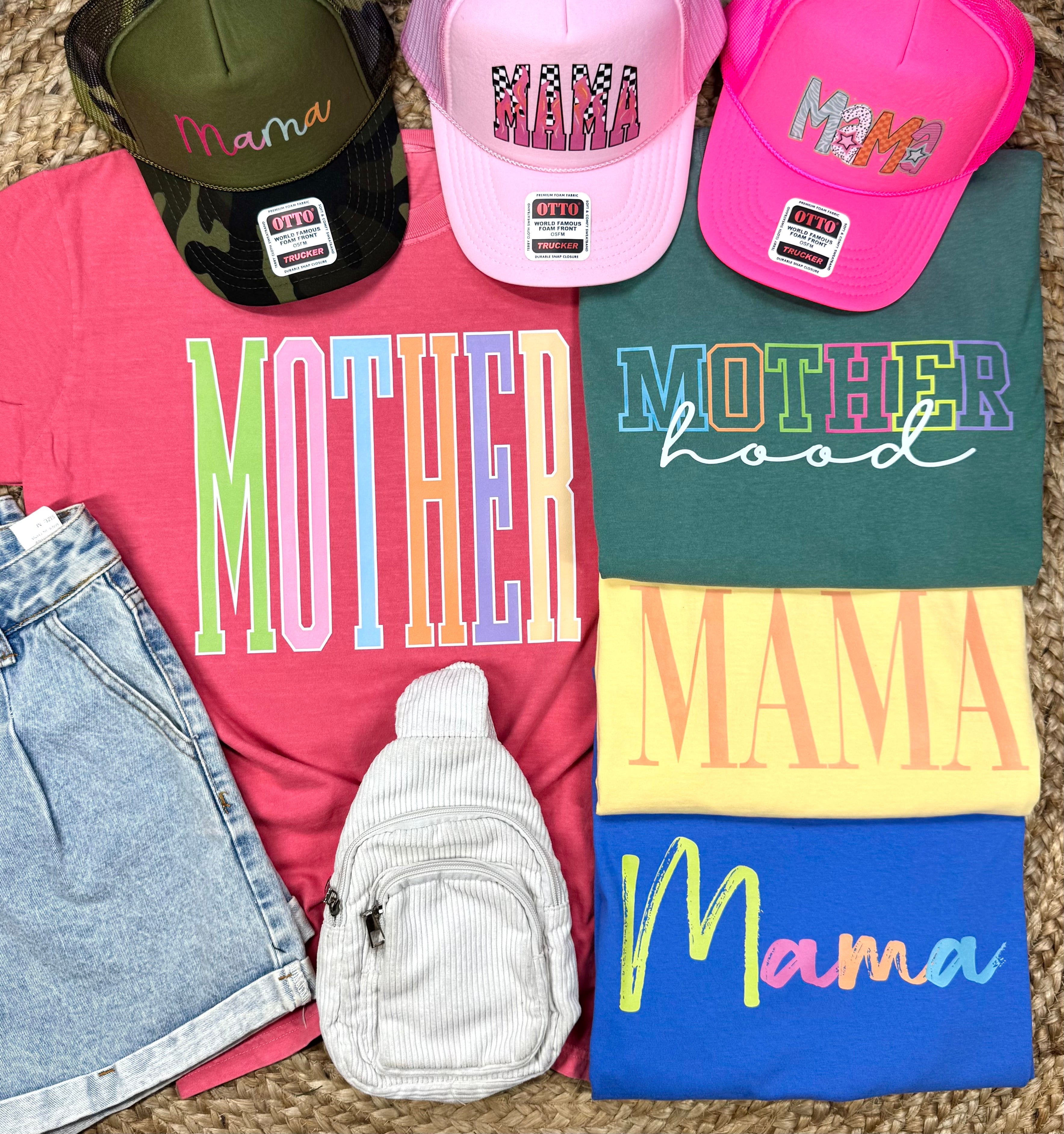 Mama Mystery Colorful Graphic Tees