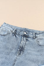 Load image into Gallery viewer, Delilah High Waist Frayed Hem Destructed Slim Jeans
