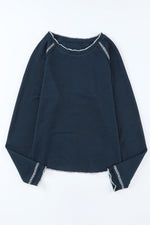 Load image into Gallery viewer, Ashley Exposed Seam Long Sleeve Top

