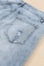 Load image into Gallery viewer, Delilah High Waist Frayed Hem Destructed Slim Jeans

