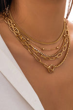 Load image into Gallery viewer, 5 Piece Layer Necklace Set
