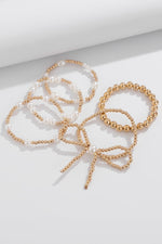 Load image into Gallery viewer, Pearl Bow Bracelet Set
