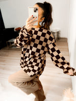 Load image into Gallery viewer, Charlie Checkered Corded Crew Set - Girl Code Couture
