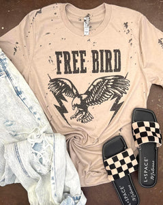 Free Bird Dyed Graphic Tee