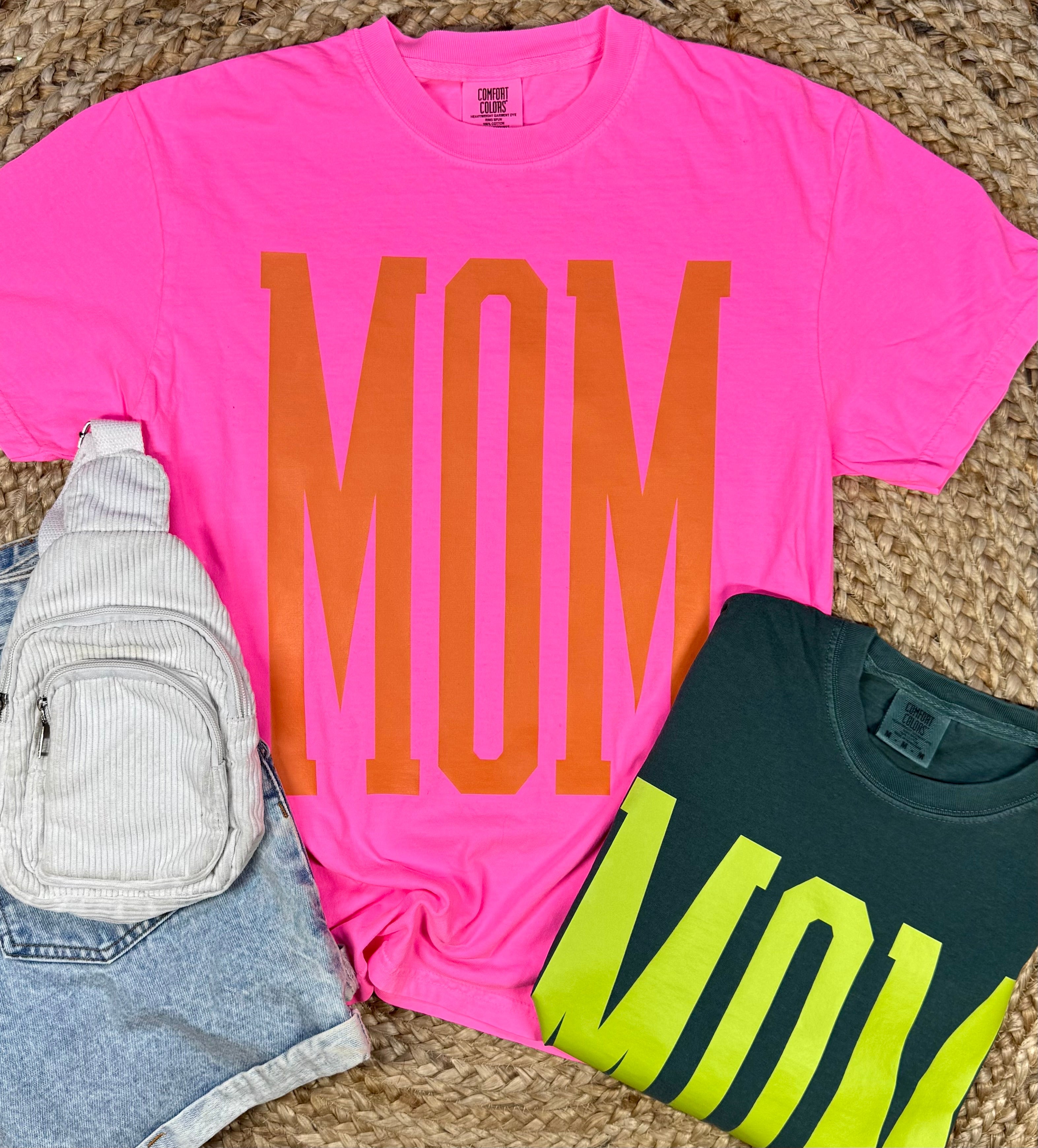 Oversized MOM Graphic Tees