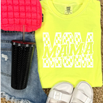 Load image into Gallery viewer, MOM Checkered Graphic Tees

