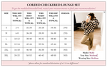 Load image into Gallery viewer, Charlie Checkered Corded Crew Set - Girl Code Couture
