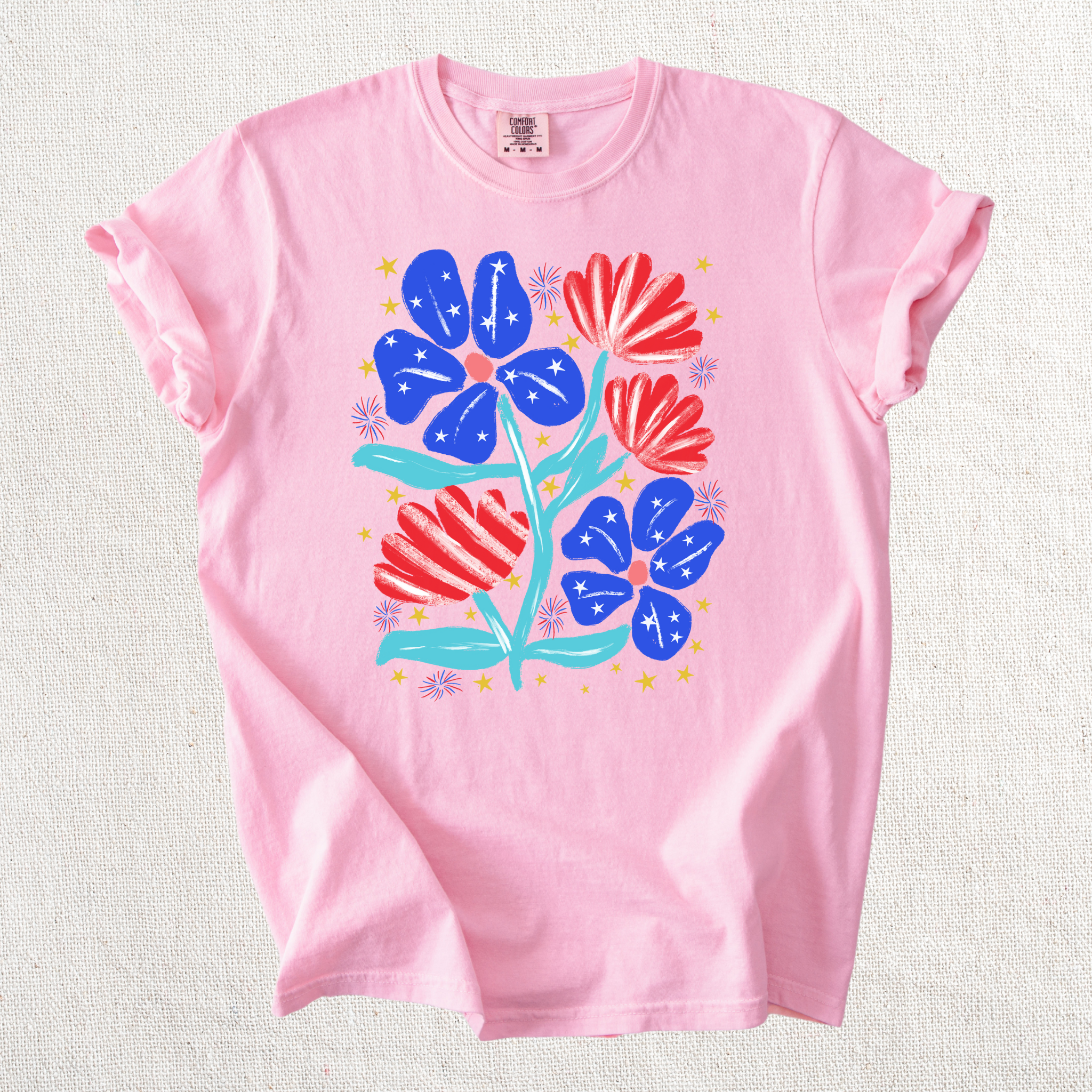 Floral Star Graphic Tee