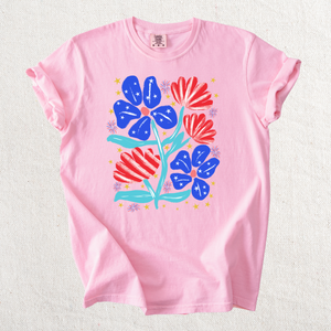 Floral Star Graphic Tee