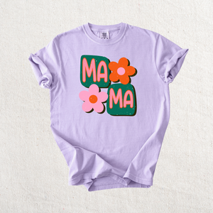 Stacked Mama Floral Graphic Tee