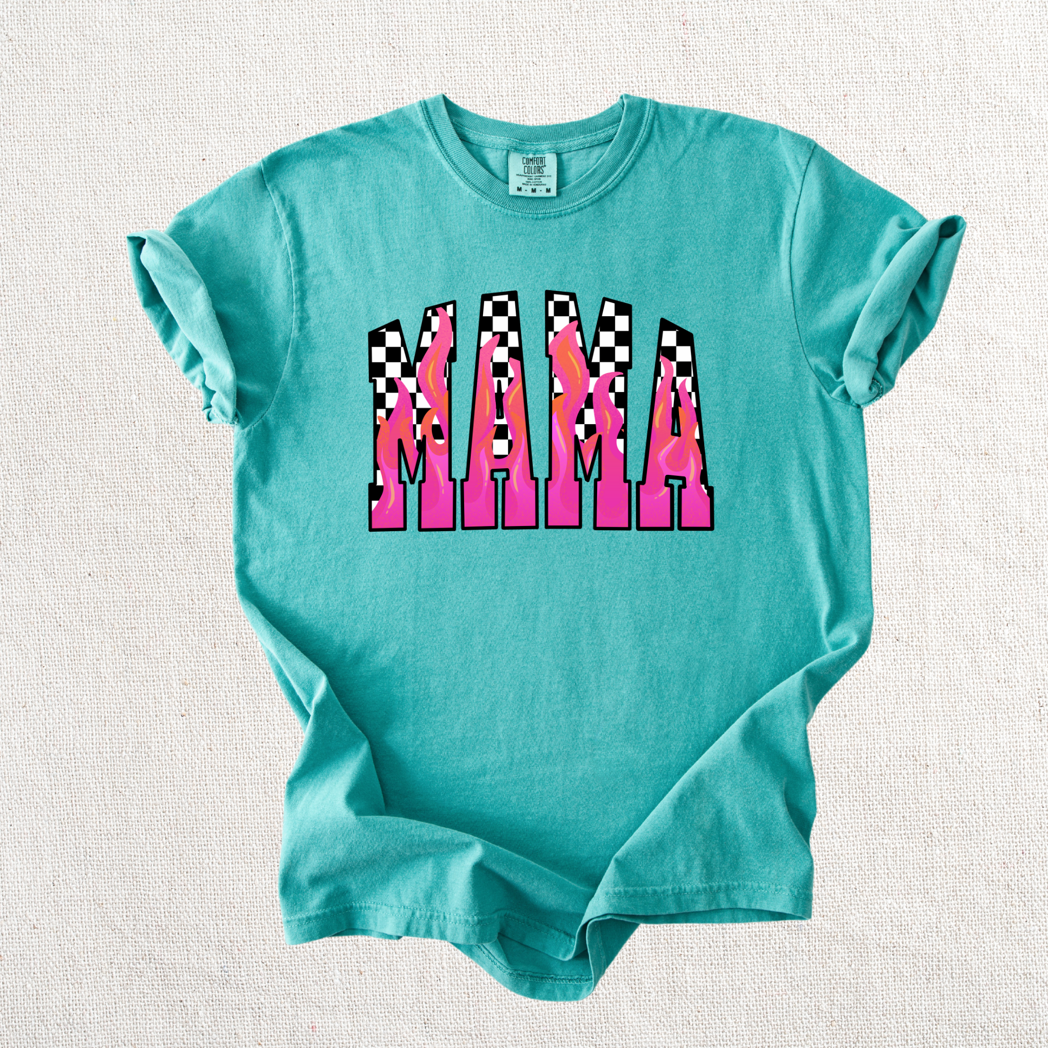 Pink Flame Mama Graphic Tee