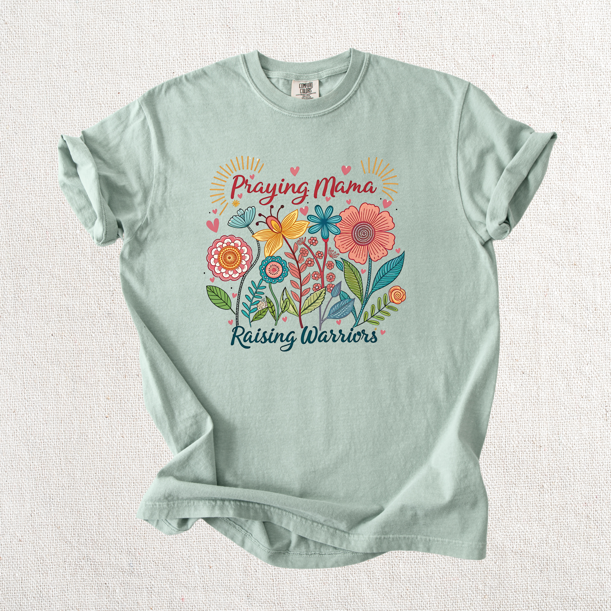 Praying Mama Raising Warriors Graphic Tee