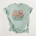 Load image into Gallery viewer, Praying Mama Raising Warriors Graphic Tee

