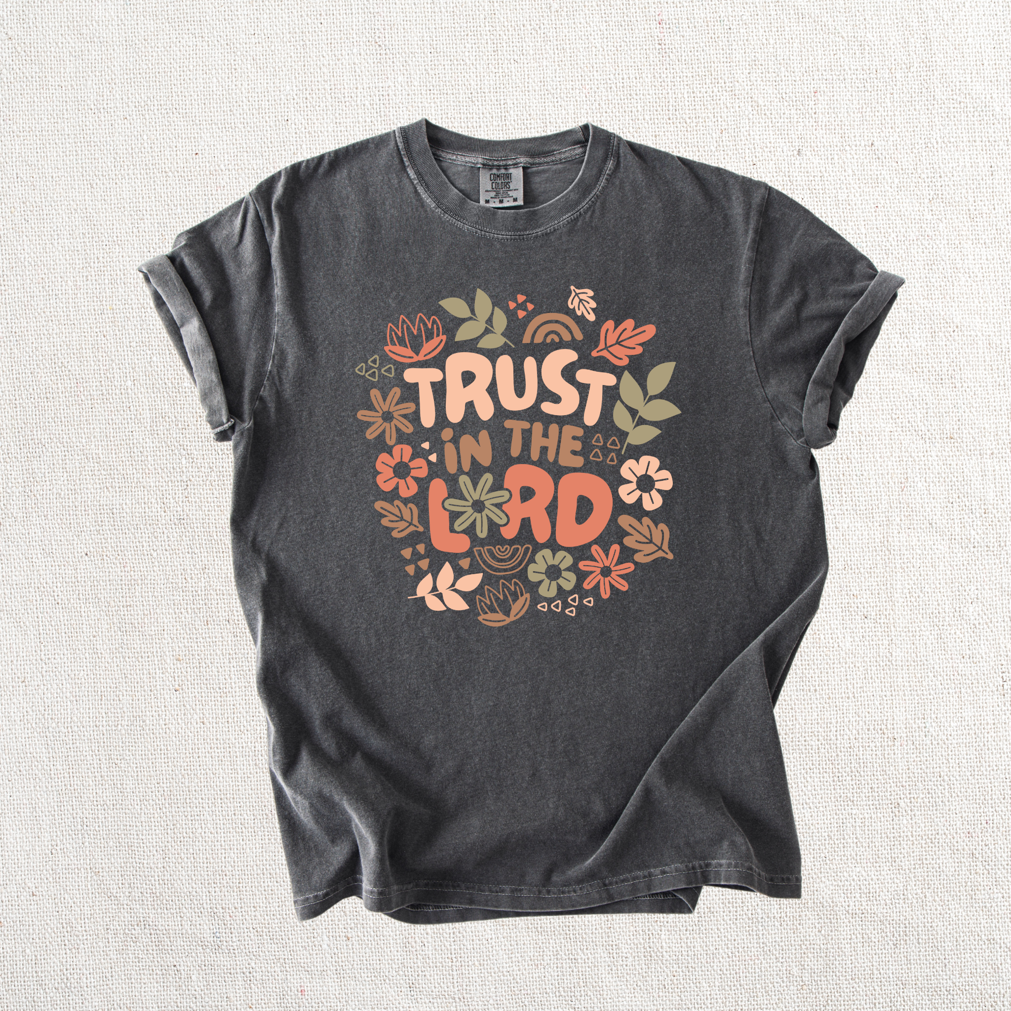 Trust in the Lord Graphic Tee - pepper
