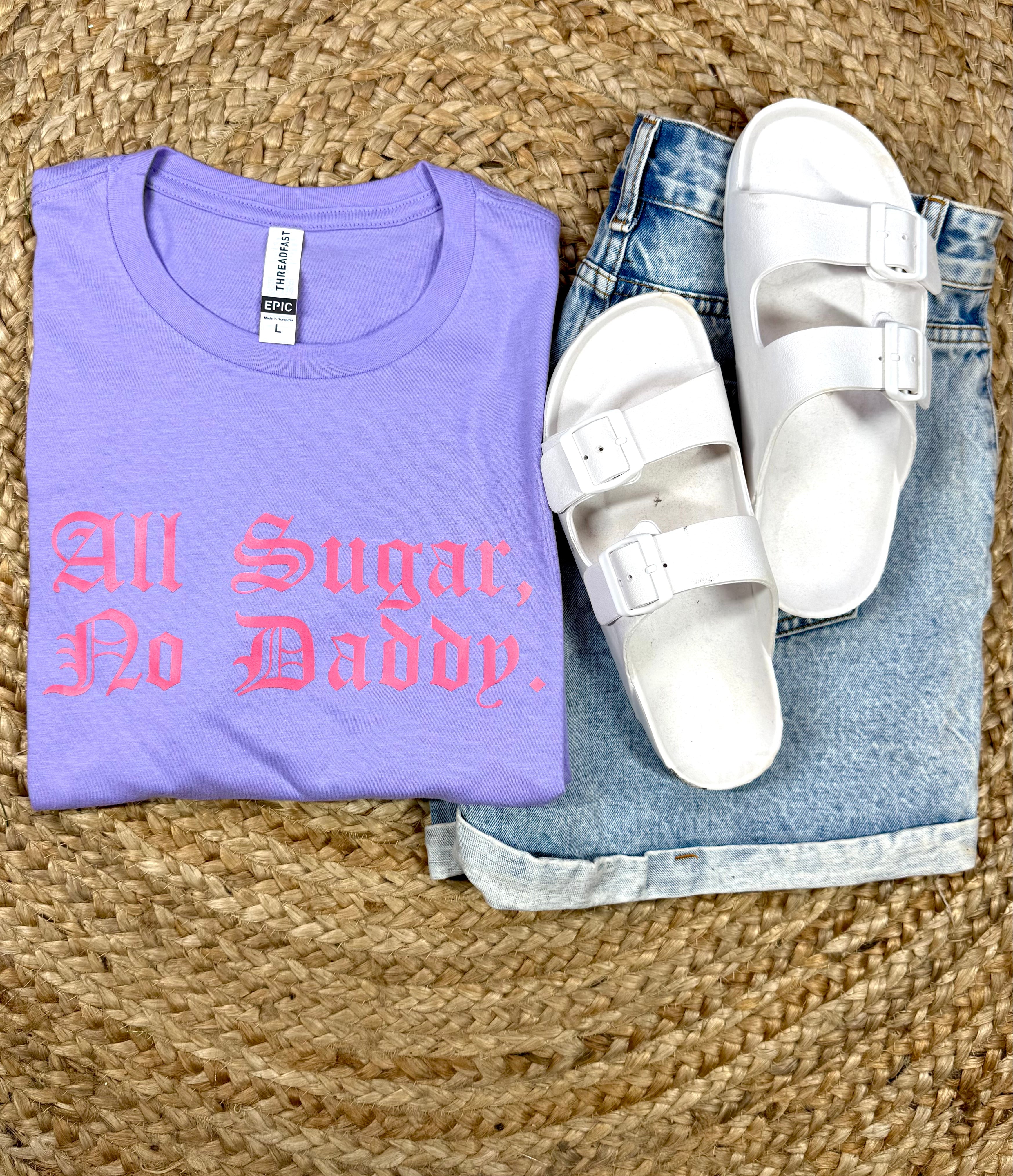 All Sugar, No Daddy Graphic Tee-- RTS