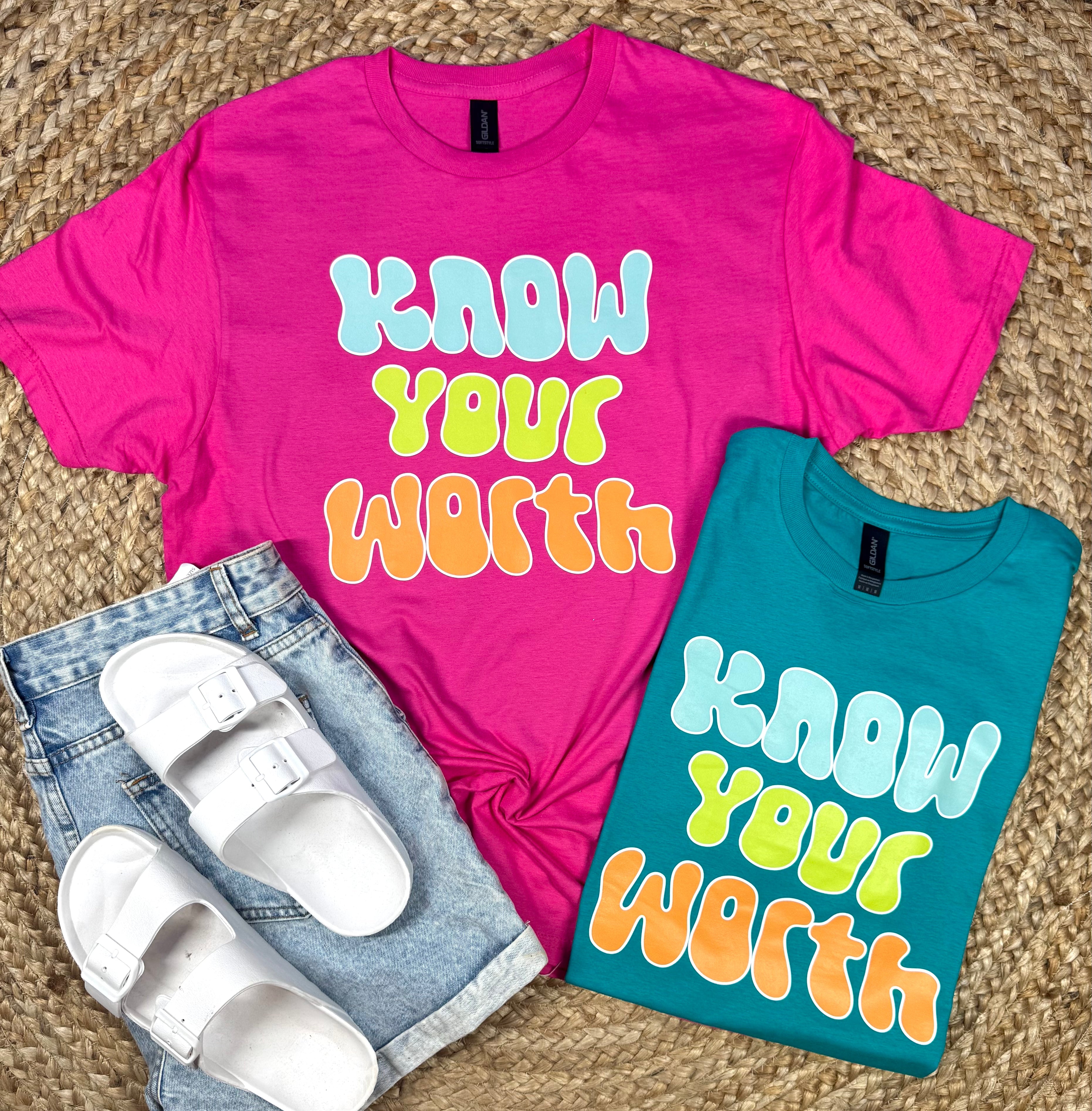 Know Your Worth Tees