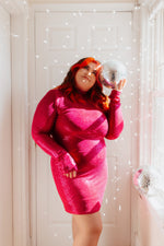 Load image into Gallery viewer, Tinslee Twinkle Thumbhole Dress - Girl Code Couture
