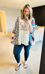 Load image into Gallery viewer, Desert Patchwork Top
