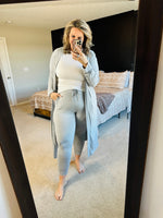 Load image into Gallery viewer, Cardigan and Joggers  Loungewear Set
