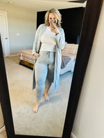 Load image into Gallery viewer, Cardigan and Joggers  Loungewear Set
