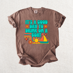 Load image into Gallery viewer, Good day to Drink on a Boat Graphic Tee
