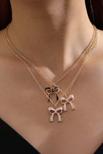Load image into Gallery viewer, Triple Layered Bowknot Necklace
