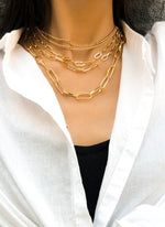 Load image into Gallery viewer, Chain Necklace Stack - Girl Code Couture
