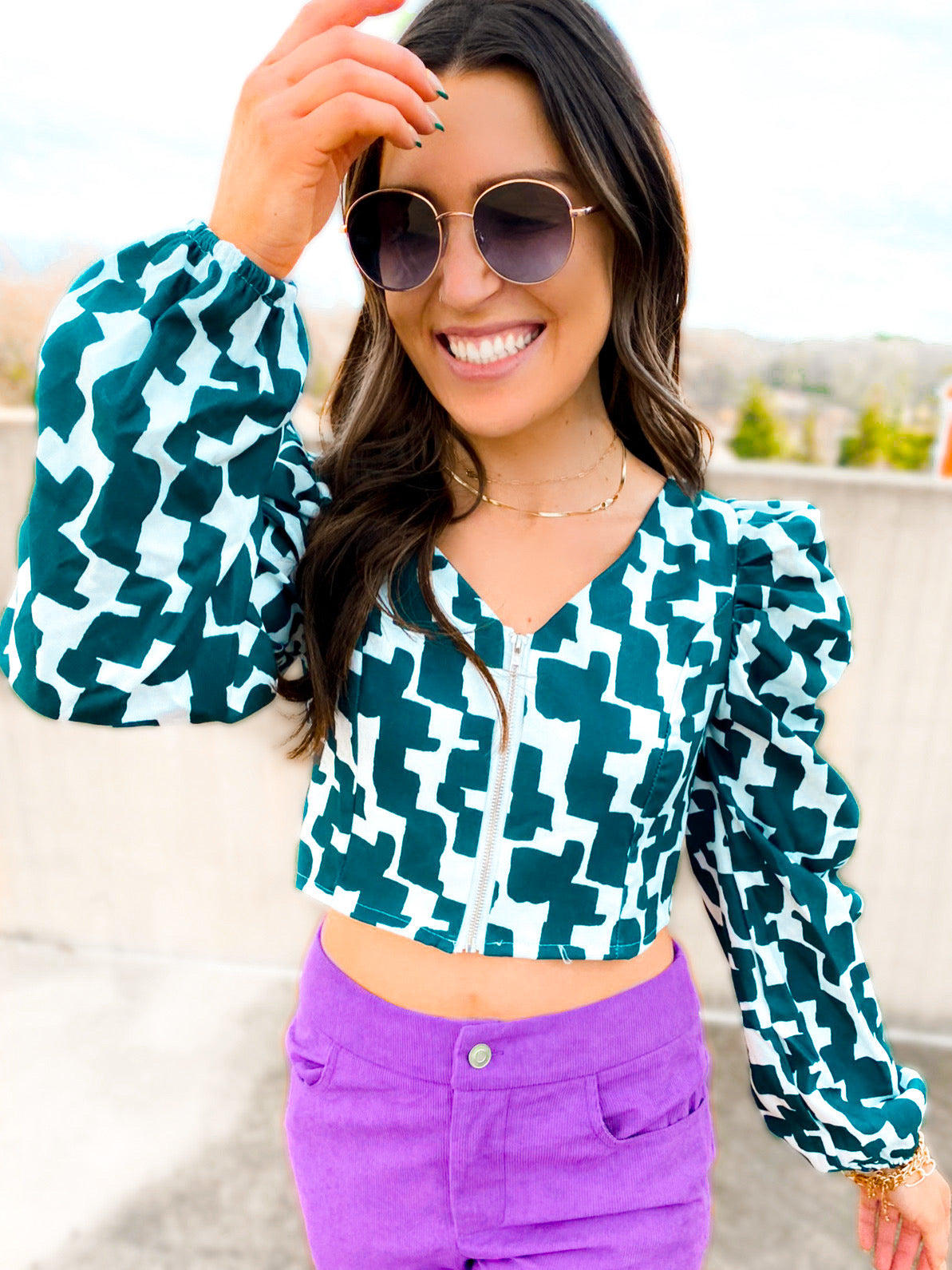 Zola Zip Up Crop Top - Girl Code Couture