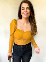 Load image into Gallery viewer, Amelia All - Over Ruched Bodysuit - Girl Code Couture
