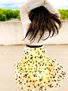 Tilly Tulle Overlay Skirt - Girl Code Couture